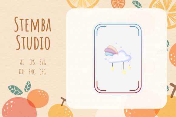 Card Cloud Cute Vector Illustration Review: A Delightful Embroidery Design for Real Projects