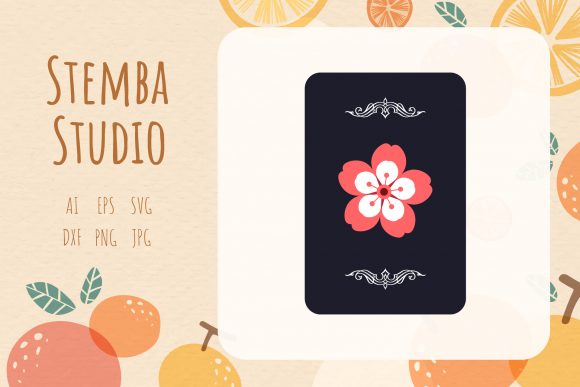 Card Flower Sakura Illustration Vector: A Versatile Graphic Design Freebie