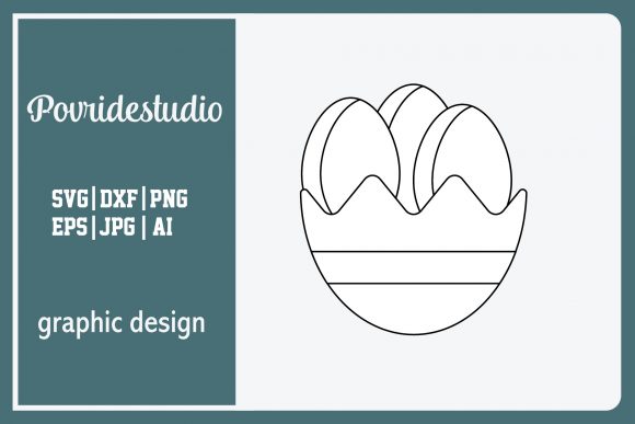 Easter Cute Icon Egg Coloring Page: A Graphics Freebie for Springtime Branding
