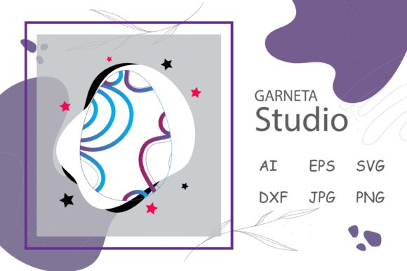 Easter Egg Beautiful Gift: A Vibrant Graphic Design Asset for Creative Projects