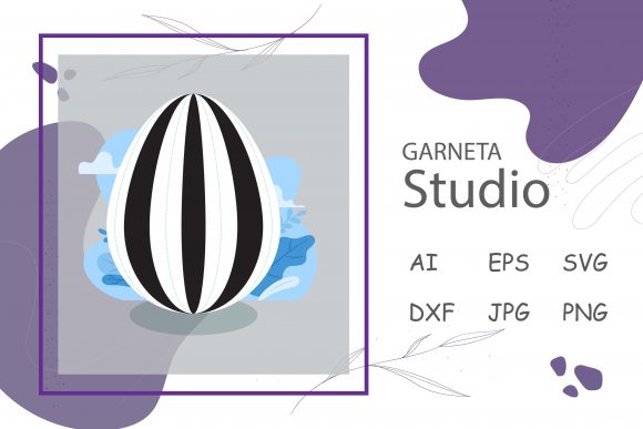 Easter Egg Sunday Line Traditional: A Versatile Graphics Freebie for Creative Projects