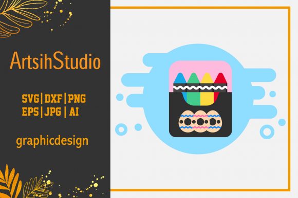 Easter Icon Art Crayon Design Creative – A Graphics Freebie Worth Considering