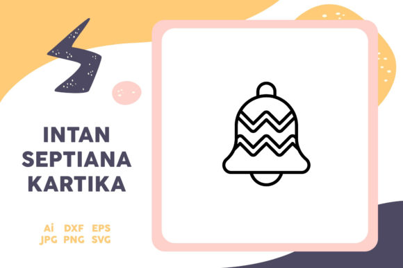 Easter Icon Bell Zig Zag Line Black: A Graphic Design Asset Worth Considering