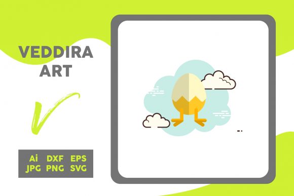 Easter Icon Egg Hatch Cloud White: A Versatile Graphic Design Freebie for Creative Branding