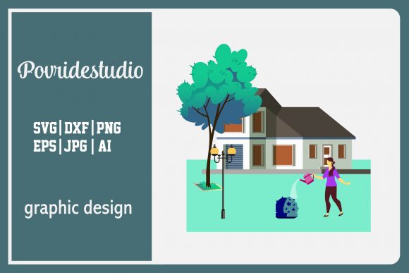 Flat Illustration City Flush Tosca – A Versatile Graphics Freebie for Digital Sellers