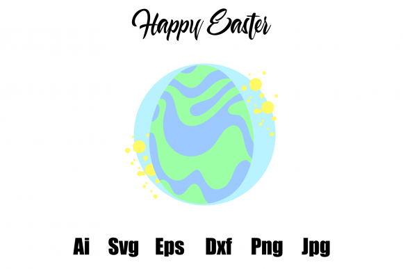 Happy Easter Egg Icons Circle Bubbles – A Versatile Graphic Design Freebie