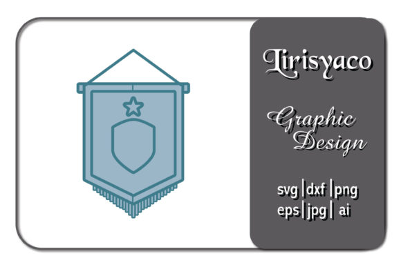 Icon Football Gear Blue UI Style for Embroidery Projects