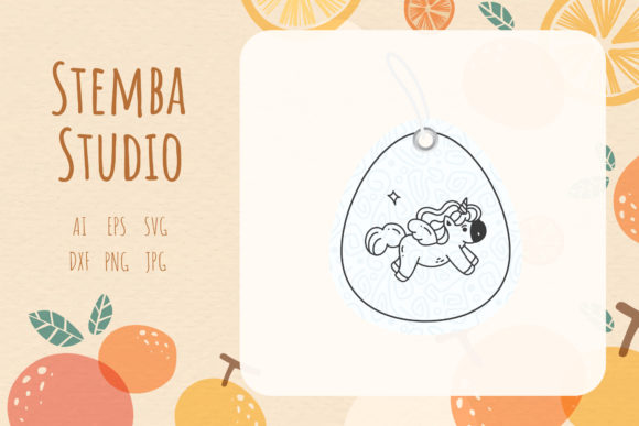 Illustration Unicorn Tag Card Vector Art: A Graphics Freebie Worth Adding to Your Kit