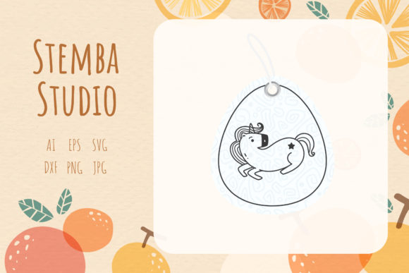 Unicorn Tag Card Illustration Vector Art – A Versatile Freebie for Creative Projects
